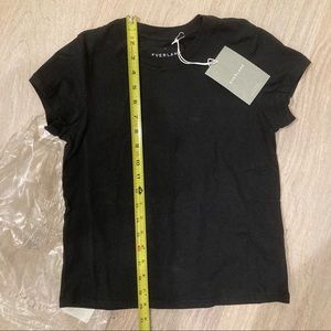 Everlane ReCotton Tee - XS Washed Black NWT